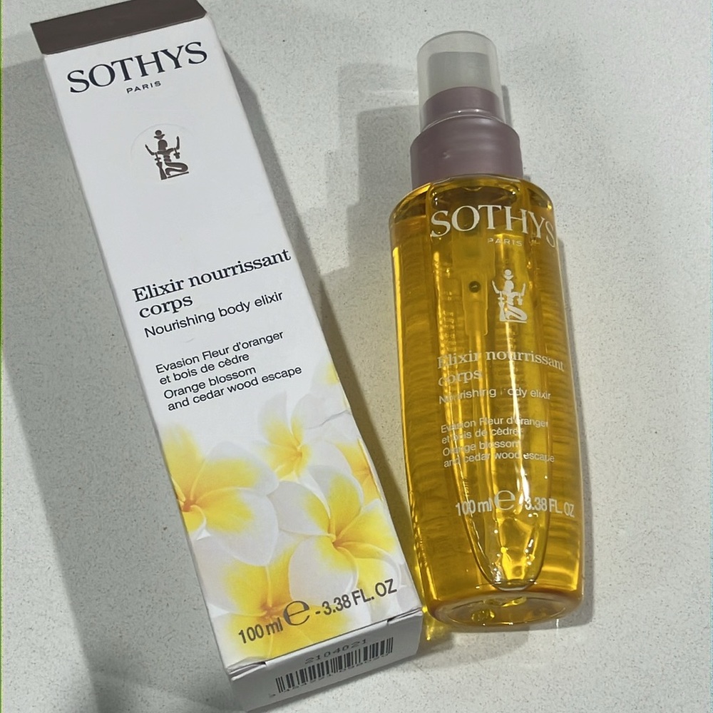 Sothys Paris orange blossom and Cedarwood body oil NEW